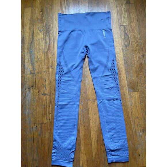 GYMSHARK "ENERGY + SEAMLESS LEGGINGS-IN GOOD CONDITION-SIZE SMALL - Picture 2 of 6